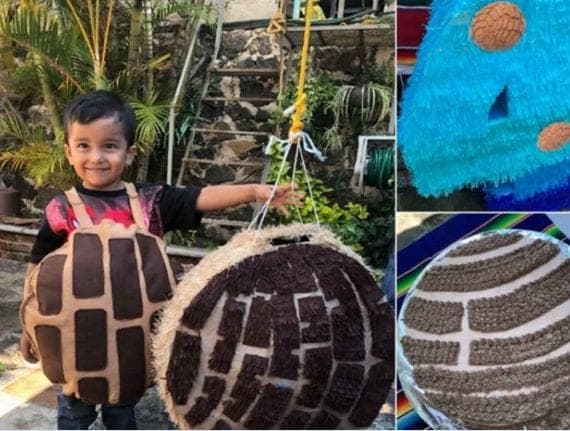 Este niño ama tanto el pan dulce que tuvo una fiesta de cumpleaños de concha