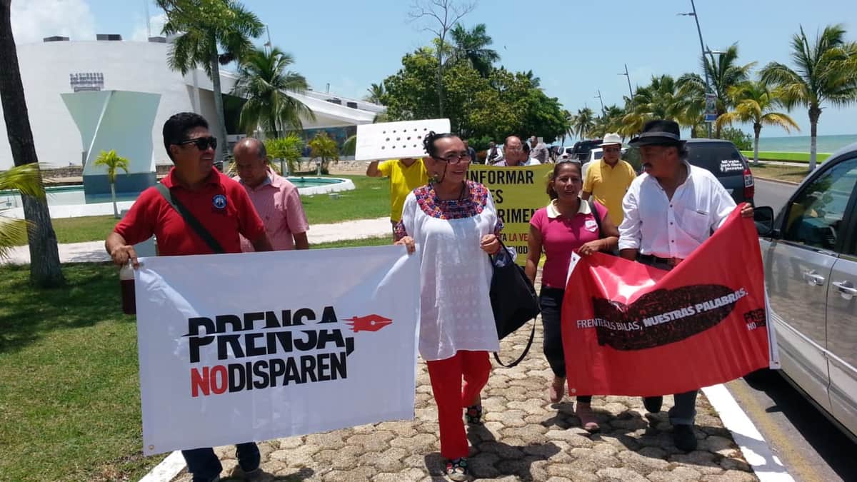 Exigen periodistas justicia para deudos de "El Güero"