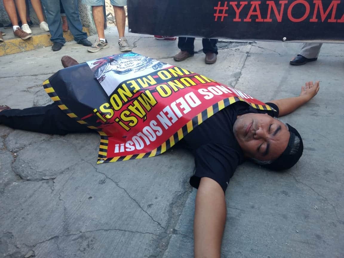 Ignora Remberto protestas por periodista asesinado