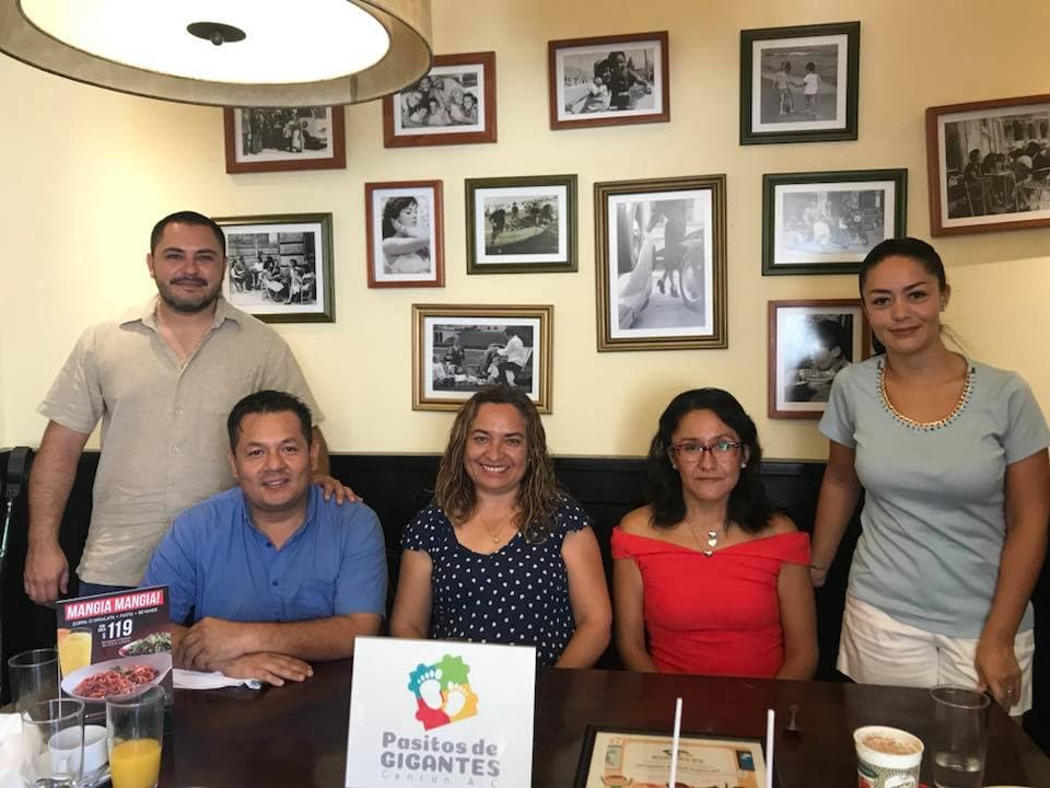 Regidor apoya la noble causa de Pasitos de Gigantes Cancún