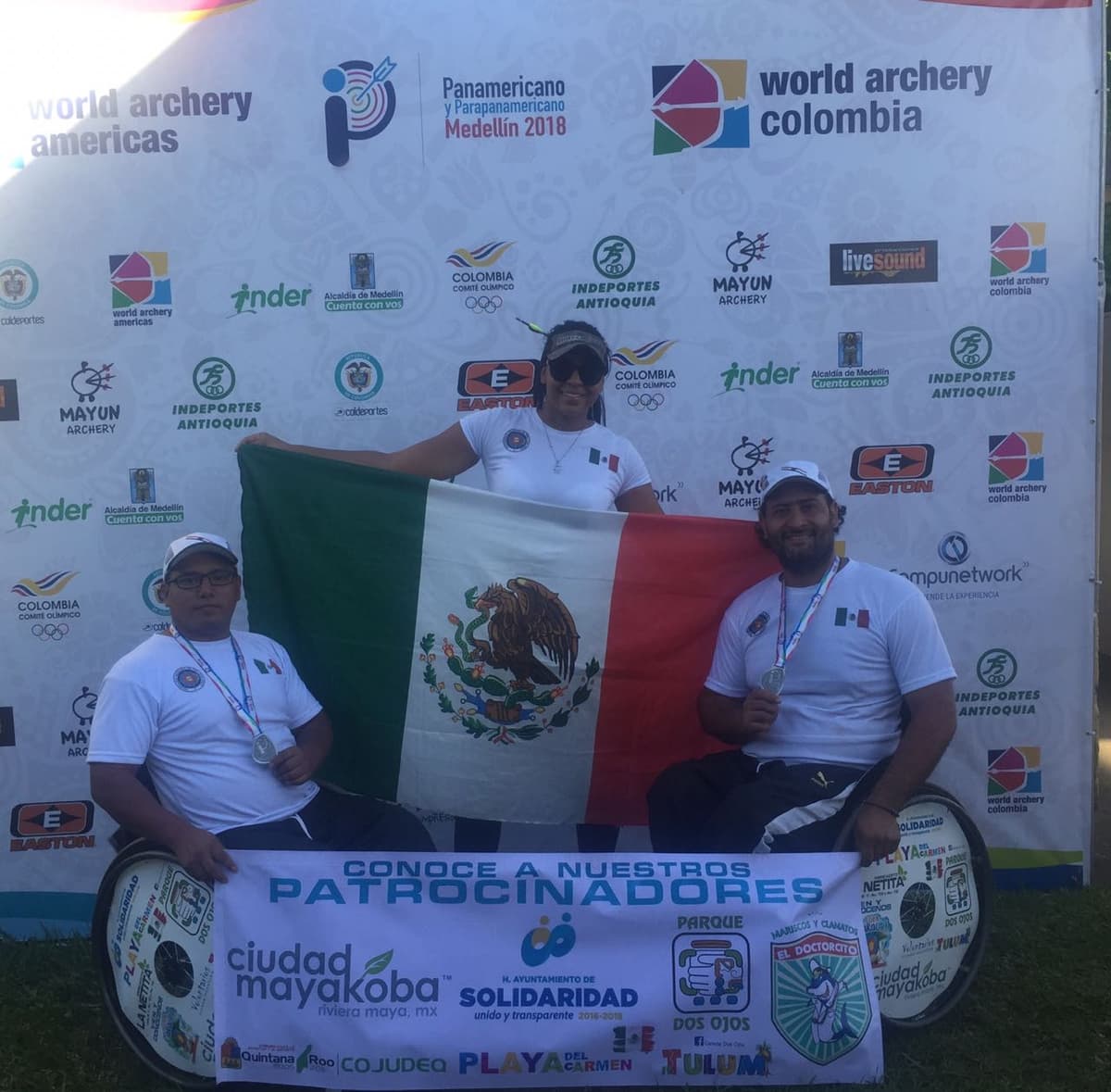 Suben quintanarroenses al podium de triunfadores en Para-Panamericanos