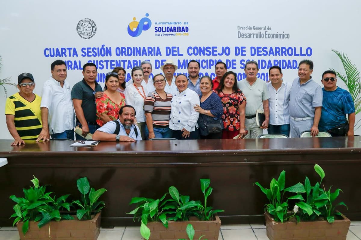 Cumple Consejo de Desarrollo Rural Sustentable de Solidaridad 100% de sus objetivos