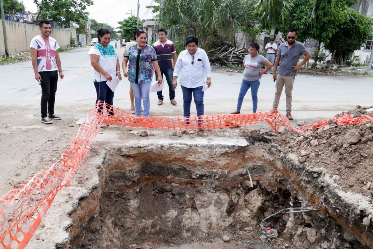 Verifican ciudadanos avances de obras públicas en Solidaridad