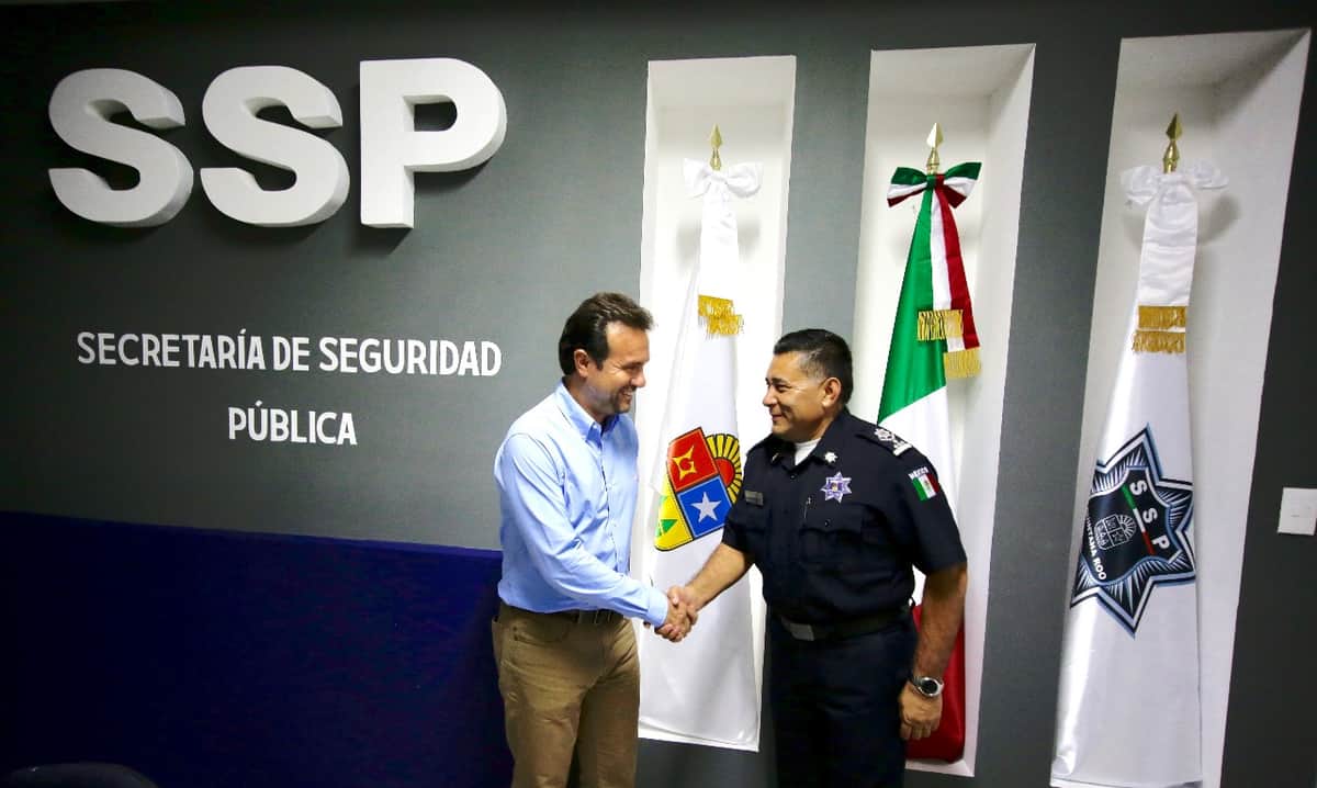 Se reúne Pedro Joaquín con titular de Seguridad Pública de Quintana Roo