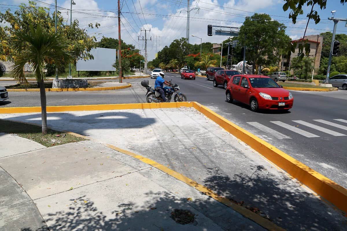 Clima ha atrasado el par vial en Cancún