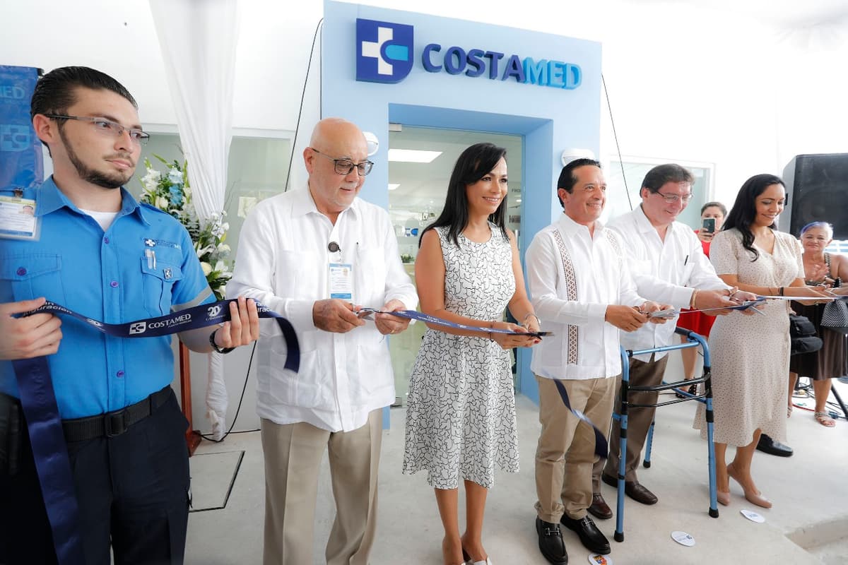 Laura Fernández inaugura el hospital Costamed, el primero en Puerto Morelos