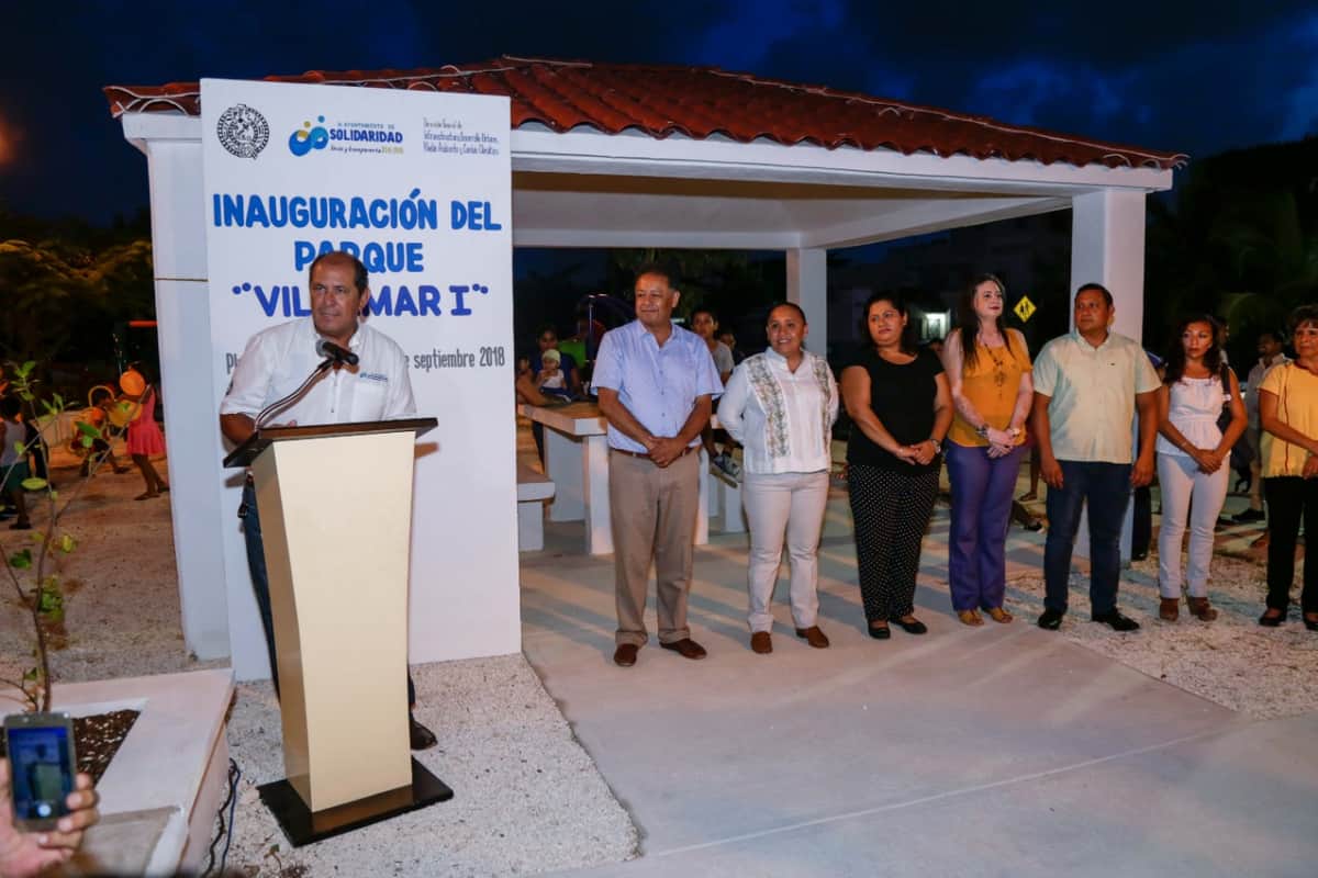 Entregan un nuevo parque en Villamar