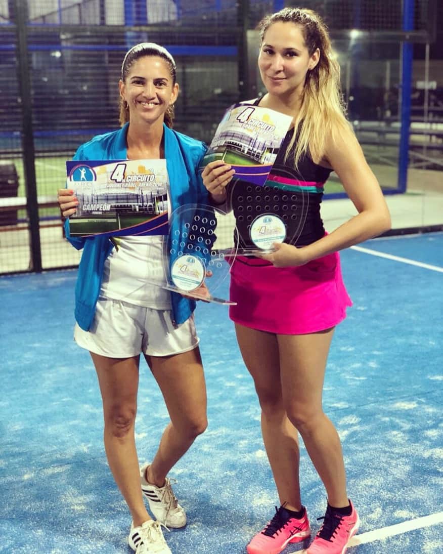 Se coronan Rifka y Abraham en el Circuito de Padel Cancún 2018