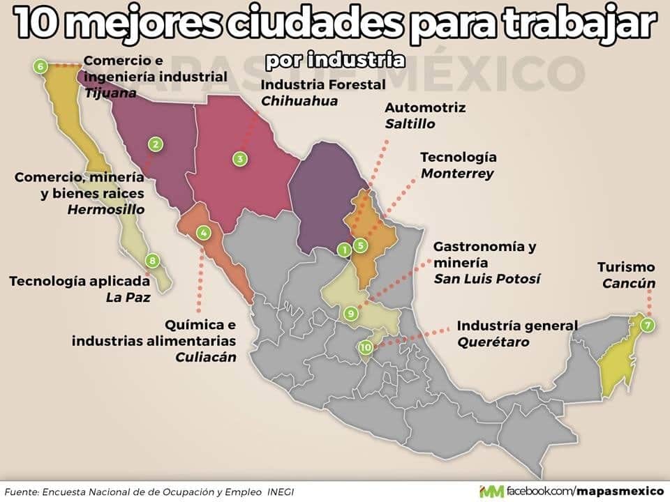 Cancún en el top 10 de las mejores ciudades para trabajar