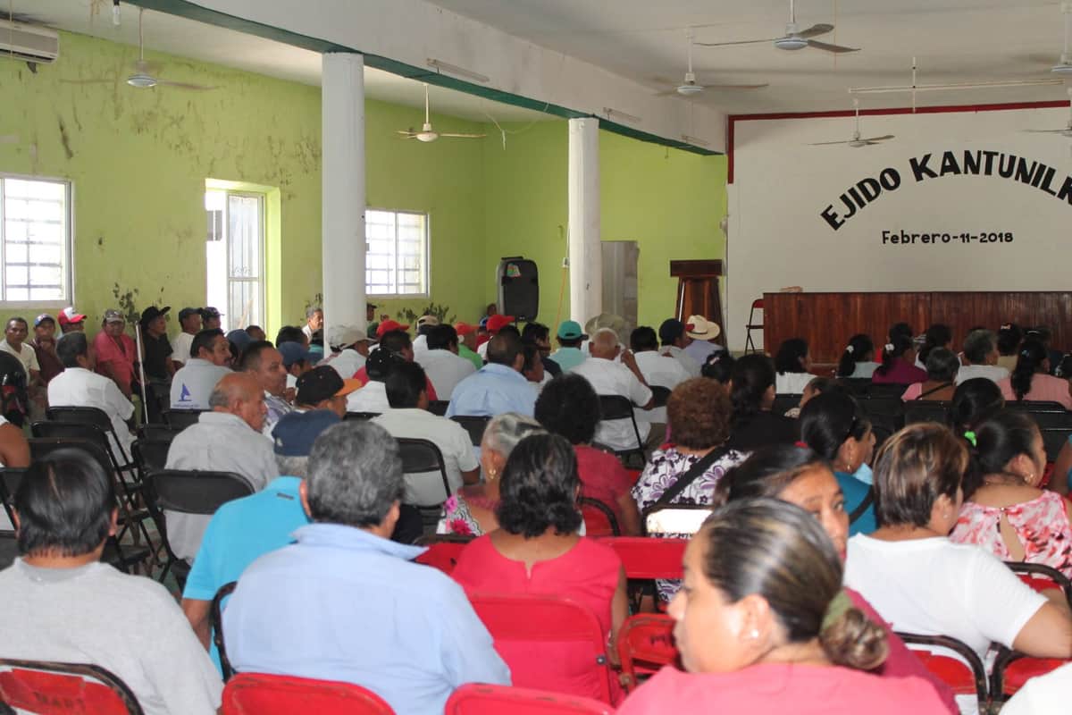 Recuperarían tierras ejidatarios de Kantunilkín