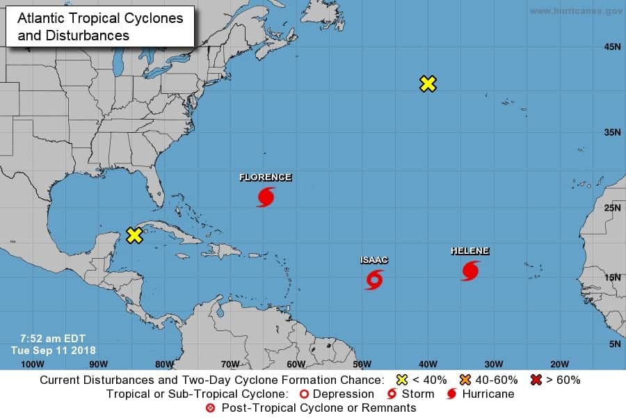 Se degrada Isaac a tormenta tropical