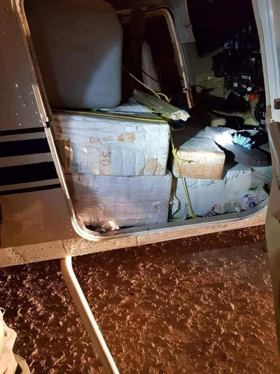 Aeronave asegurada en Belice tenía 486 paquetes con cocaína