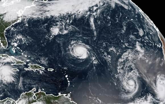 Isaac, Florence y Helene: tres huracanes que se ubican en el Atlántico