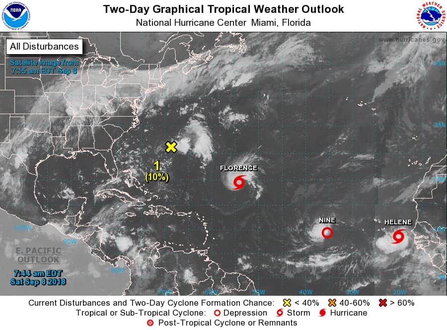 Florence se degradó a tormenta tropical; no es peligrosa para Q. Roo