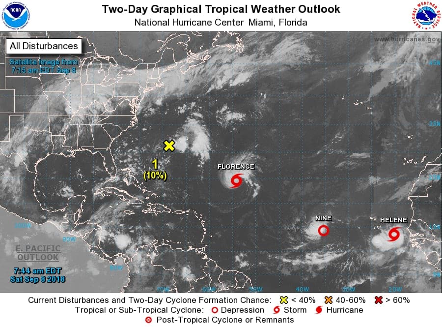 Florence se degradó a tormenta tropical; no es peligrosa para Q. Roo