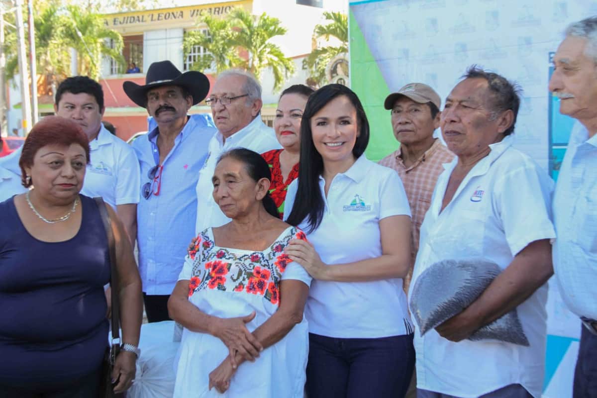 Fortalece Laura Fernández actividades agrícolas en Puerto Morelos