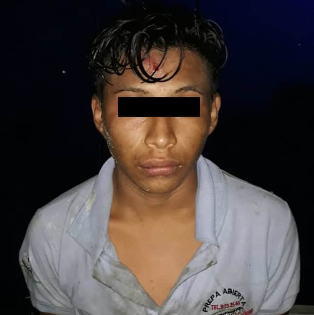 Detienen a sujeto que asaltaba con cuchillo