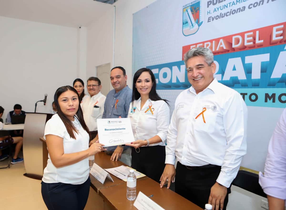 Inauguran Primera Feria del Empleo en Puerto Morelos