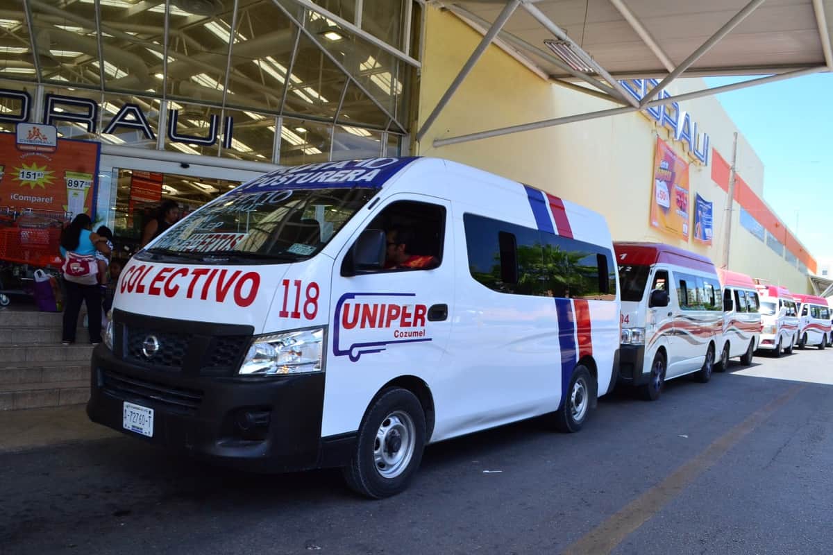 Transporte público exige aumento a las tarifas en Cozumel