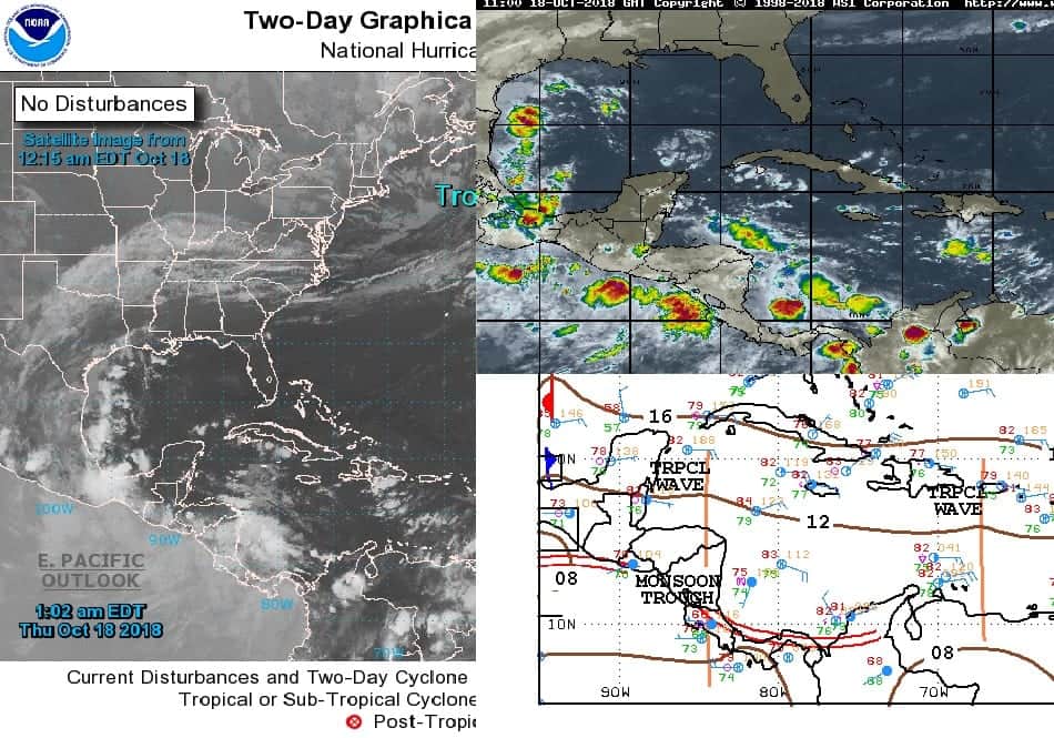 Aire marítimo tropical provocará lluvias y chubascos en Quintana Roo