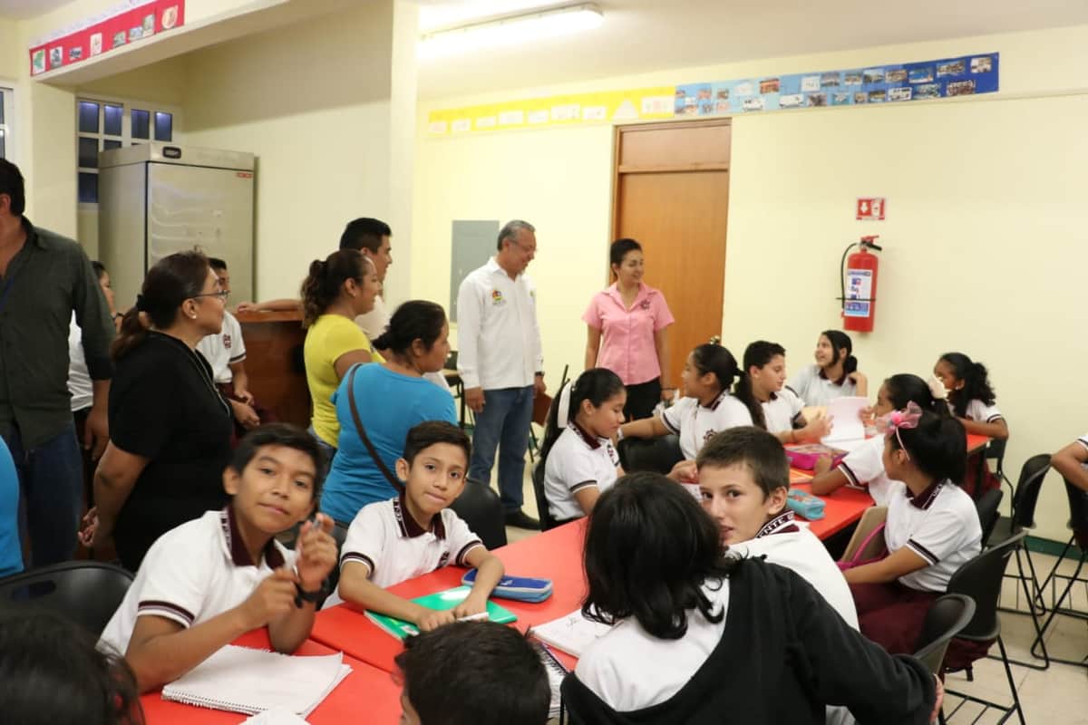 Invertirán equipamientos en la escuela Vicente Guerrero