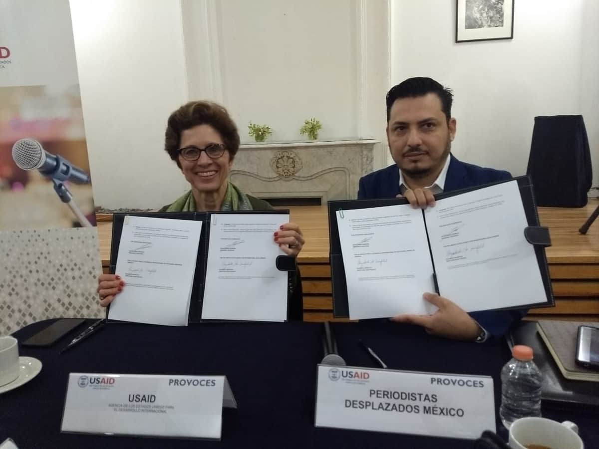 Asociación de Periodistas Desplazados y USAID consolidan alianza