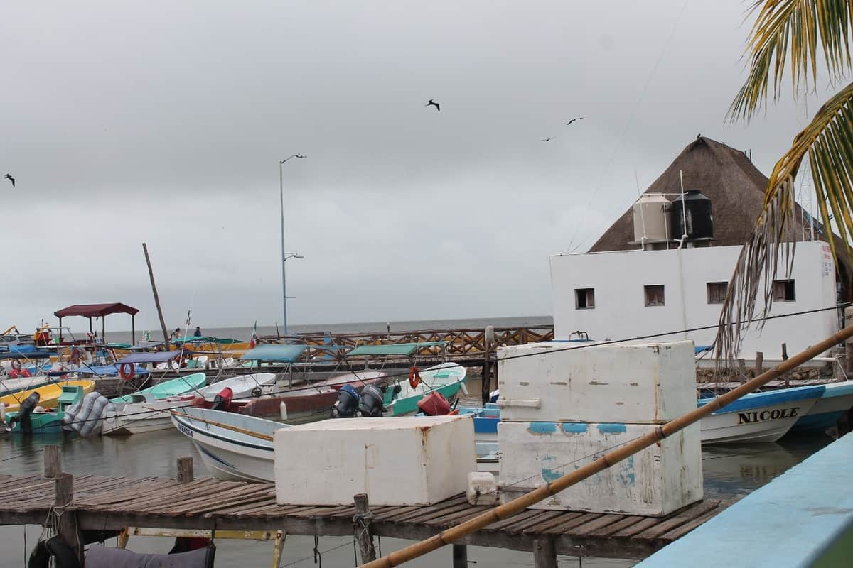 Mal clima “vació” a Holbox de turistas