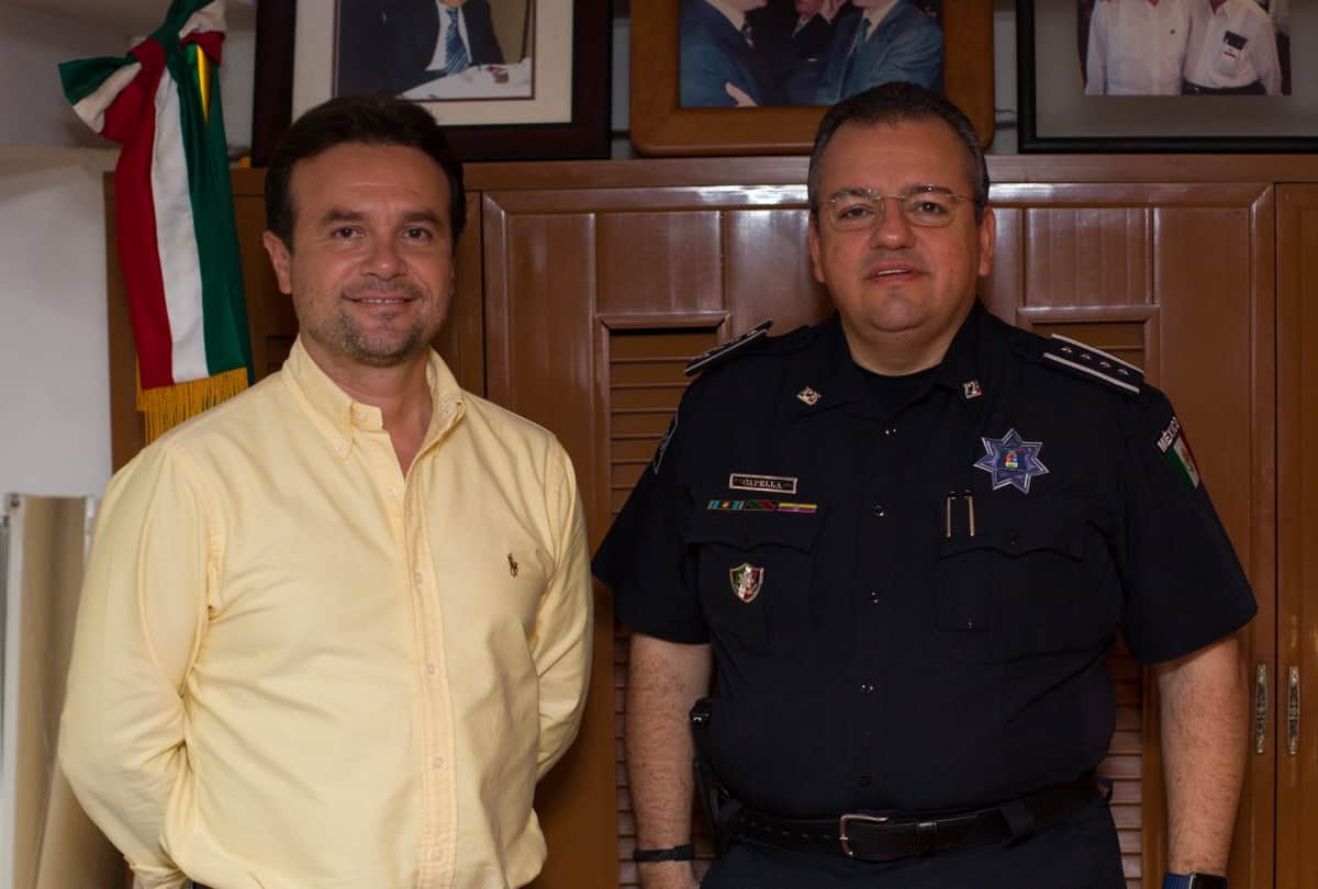 Se reúnen Pedro Joaquín y Secretario de Seguridad Pública
