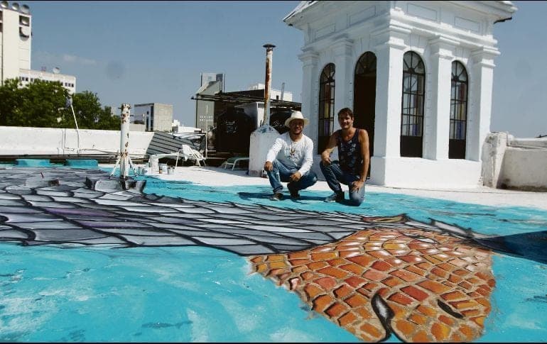 Chiskodelia, la nueva técnica para adornar azoteas de edificios