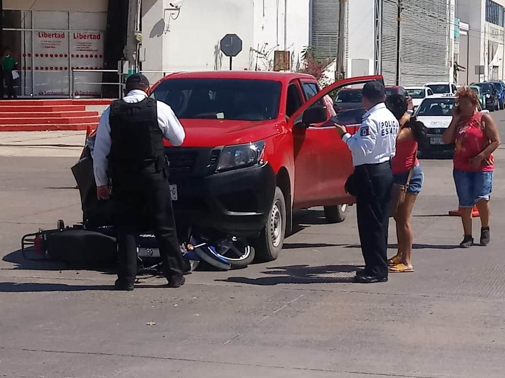Arrollan a motociclista en Chetumal