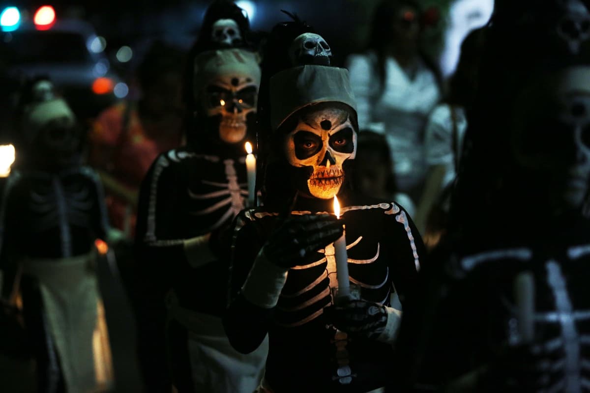 Galería: "Procesión de las animas" en Cozumel; todo un éxito en su primera edición