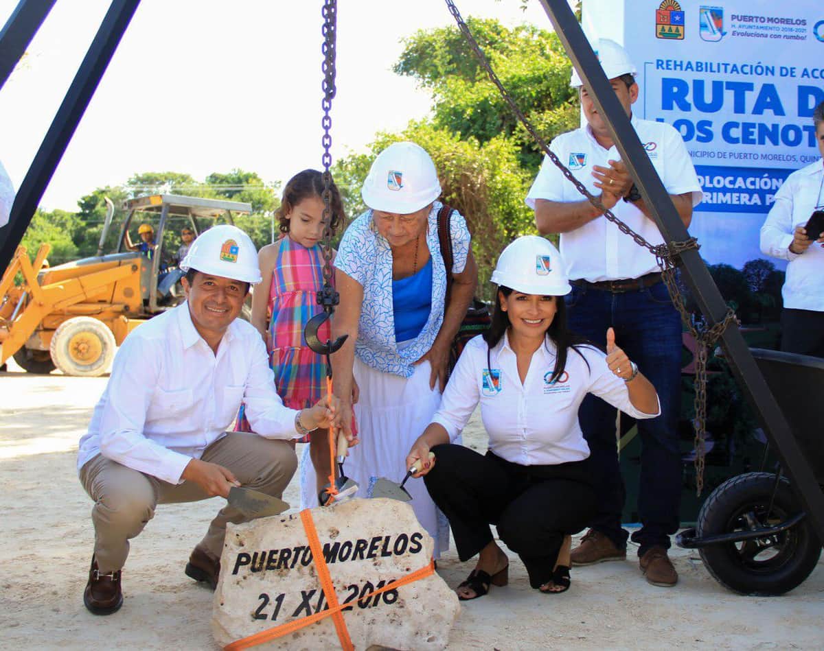 Laura Fernández anuncia proyectos de infraestructura para Puerto Morelos