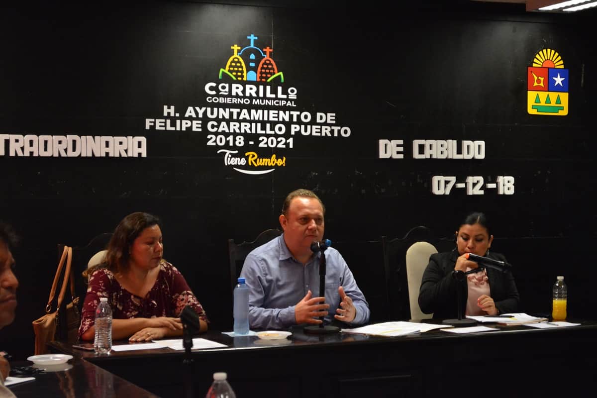 Carrillo Puerto recibirá anticipo financiero para cumplir compromisos de fin de año