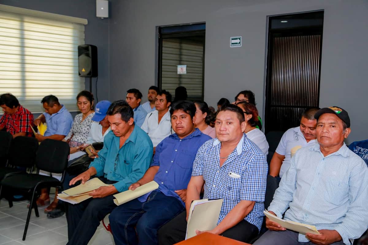 Inscripción de candidatos a delegados y subdelegados de poblados de Tulum
