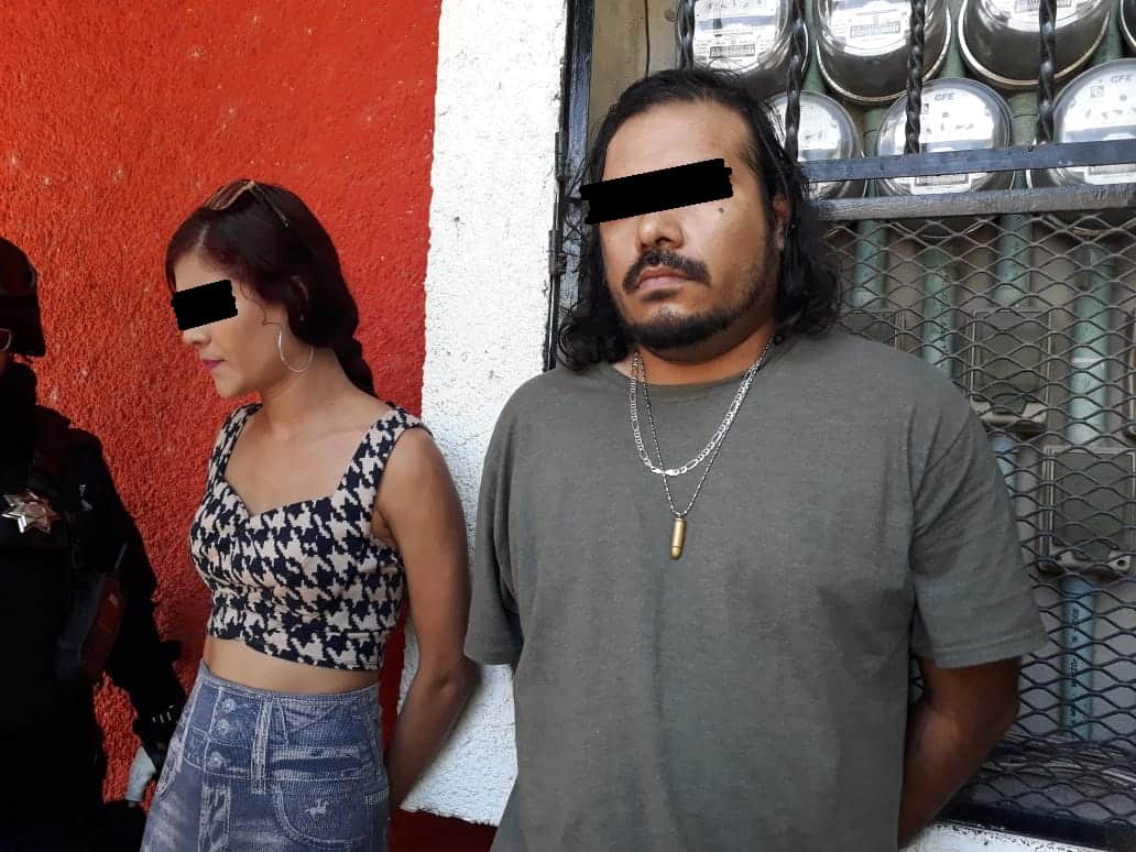 Detienen a dos con droga en Solidaridad