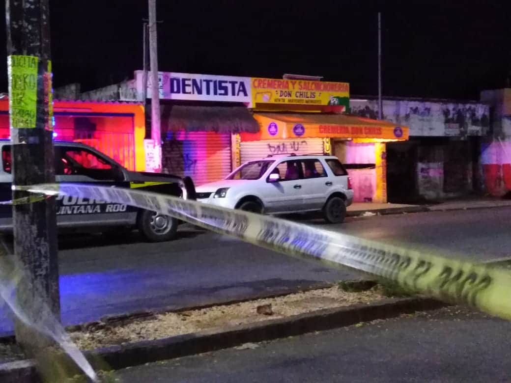 Balean a una persona en la Región 100 de Benito Juárez