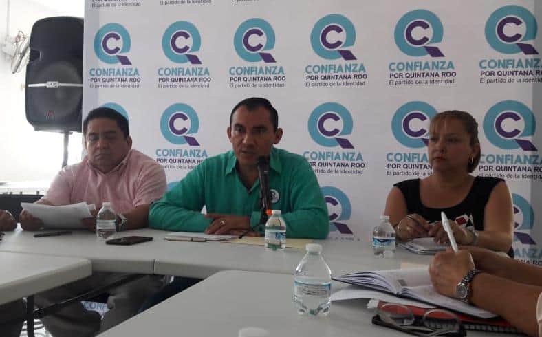 Nombra Confianza por Quintana Roo sus candidatos