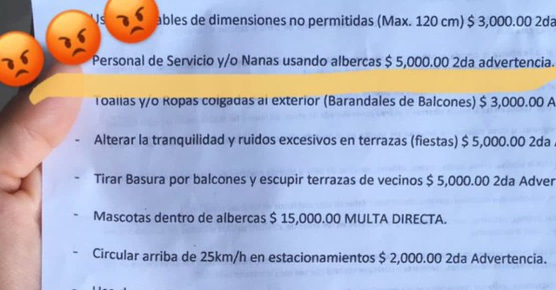 Residencial multa por meter nanas a la alberca