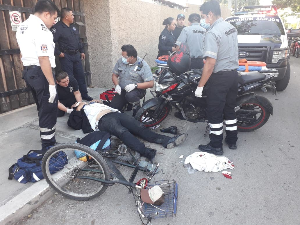 Fallece motociclista tras accidente vial