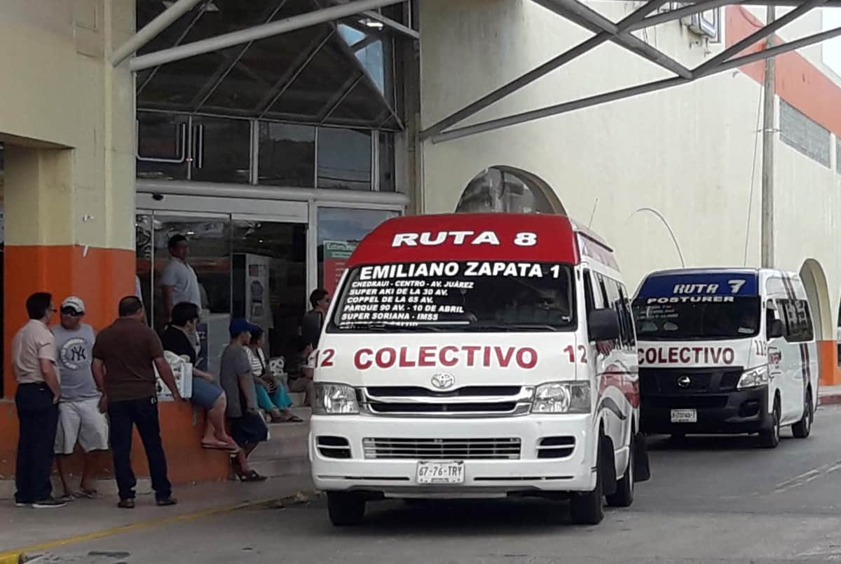 Transportistas de Cozumel negocian aumento en las tarifas
