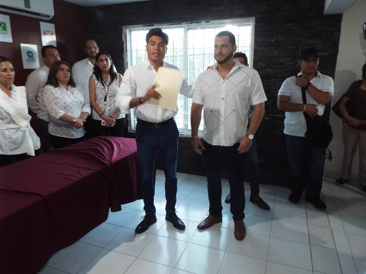 Se registra Gustavo Miranda por el PVEM-Morena-PT