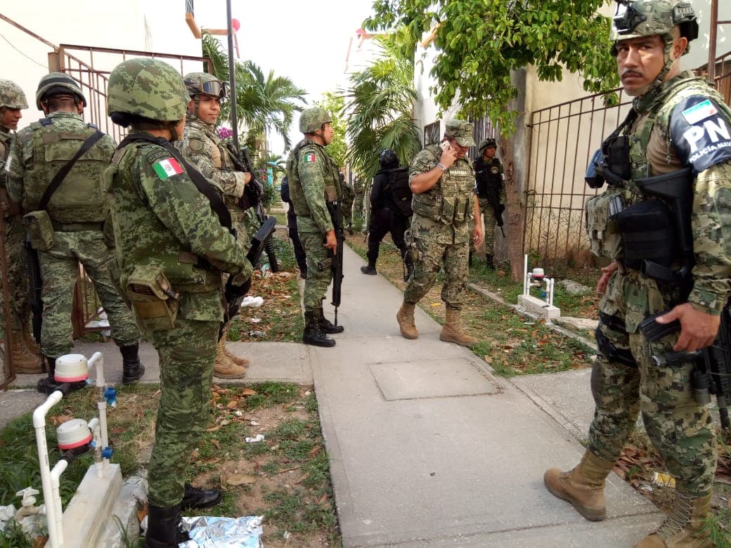 Realizan operativo en Villas Otoch Paraíso