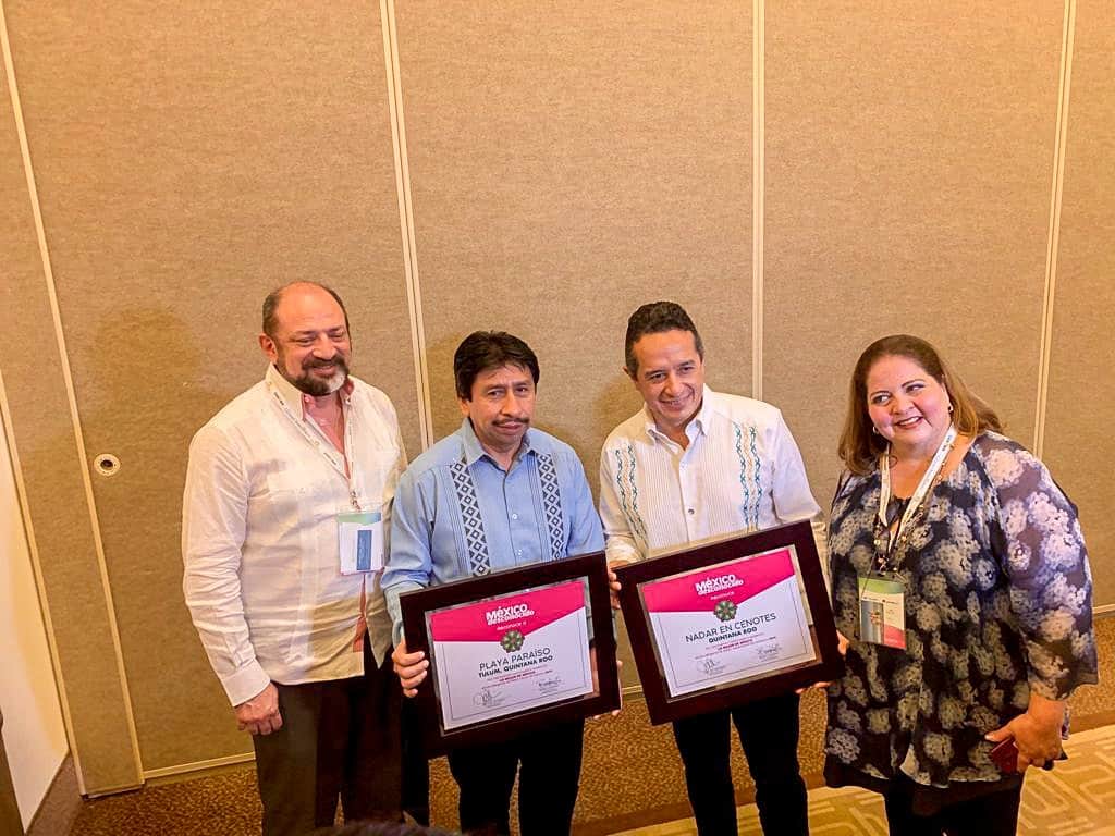 Tulum recibe reconocimiento de la “Mejor Playa” en el Tianguis Turístico 2019