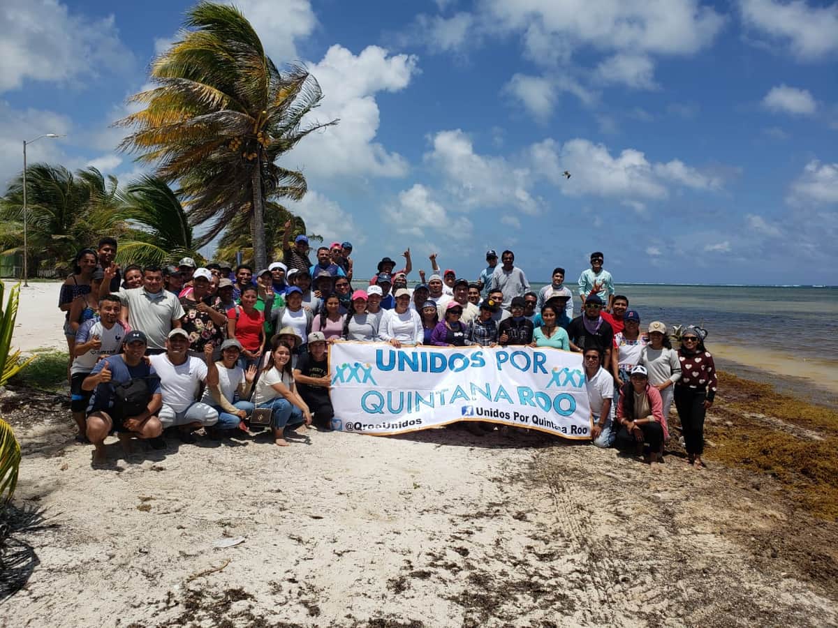 Unidos por Quintana Roo se suma a las actividades de rescate de espacios públicos