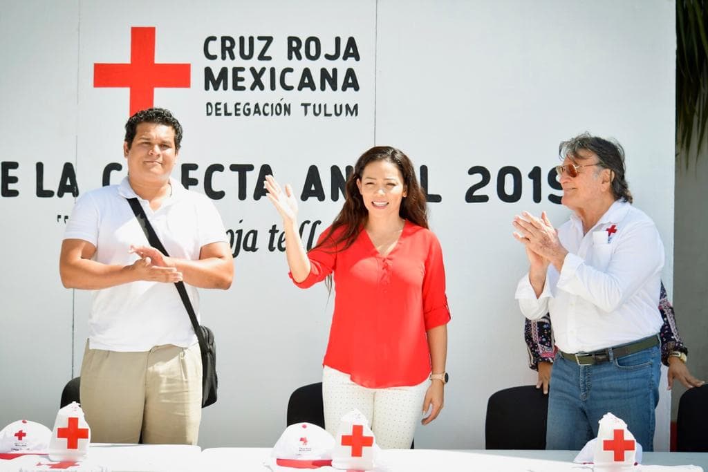Inicia Colecta Anual 2019 de la Cruz Roja en Tulum
