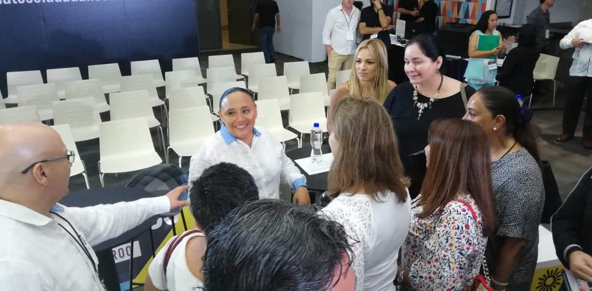 Destaca experiencia de Cristina Torres durante debate de la Coparmex