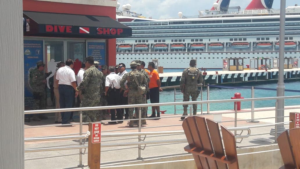 Realiza Marina simulacro de amenaza de bomba en Cozumel