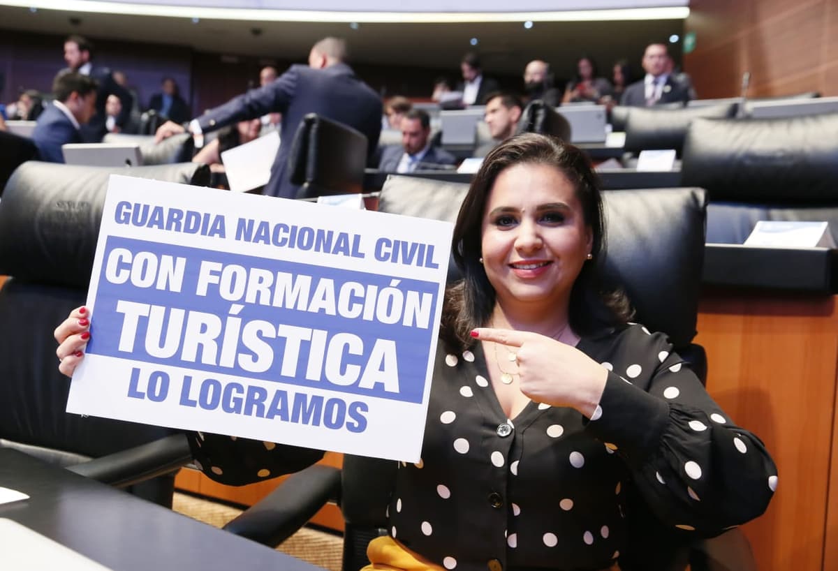 Guardia Nacional operará en México con formación turística” Mayuli Martínez