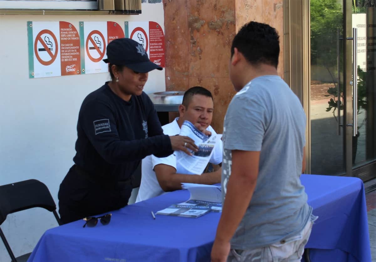 Continúa convocatoria para contratación de Policías en Solidaridad