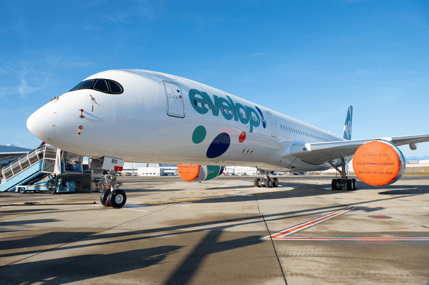 Aerolínea Evelop de Barceló abre vuelo directo de Madrid a Cancún